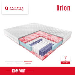 Materac ORION - JANPOL + GRATIS