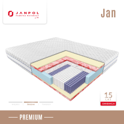 Materac JAN - BIAXIAL - JANPOL + GRATIS